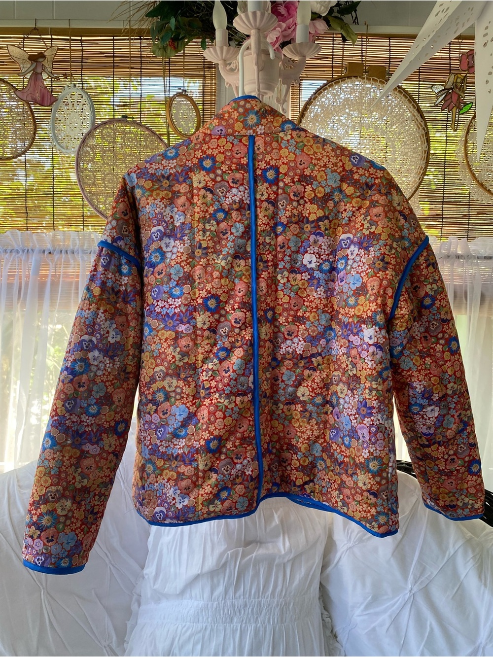 Floral Quilted Puffer Jacket - Picture 5 of 7